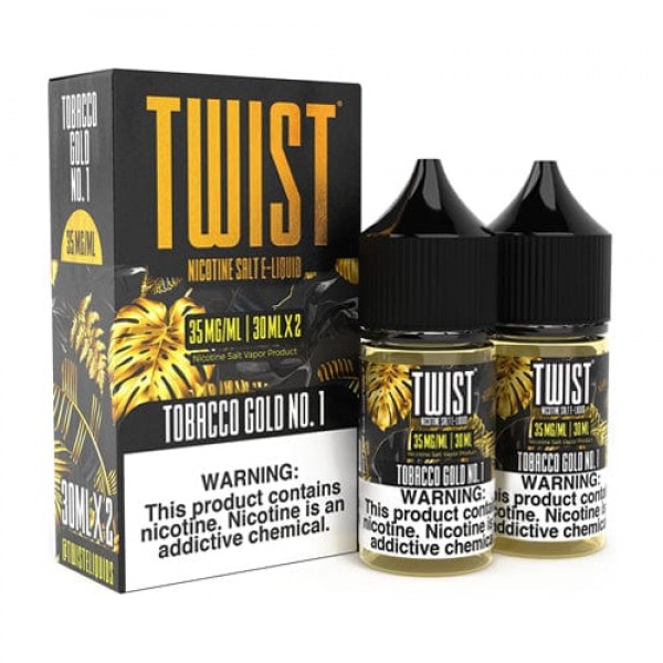 Tobacco Gold No.1 2x 30ml (60ml) Nic Salt Vape Juice - Twist E-Liquids