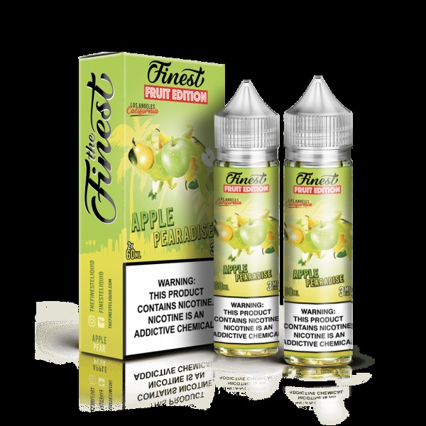 The Finest Apple Pearadise 2x 60ml Vape Juice