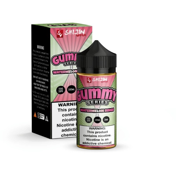 Shijin Gummy Series Watermelon Rings 100ml Vape Juice