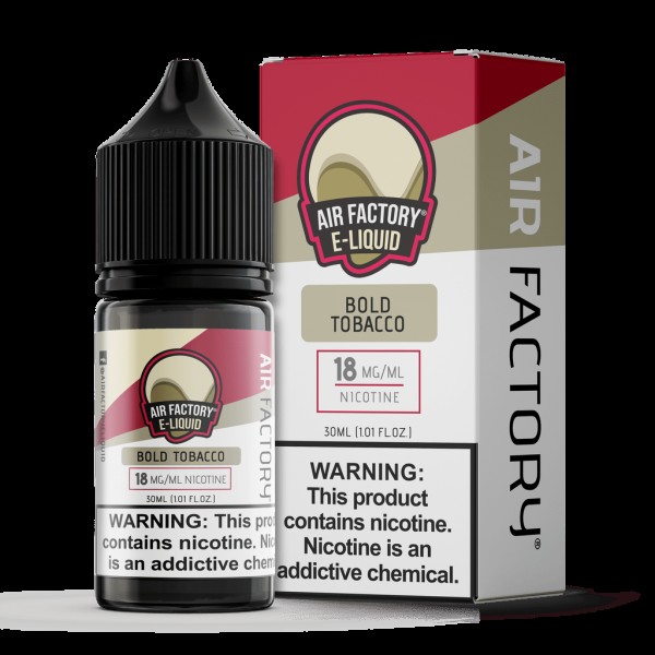 Air Factory Bold Tobacco 30ml Nic Salt Vape Juice