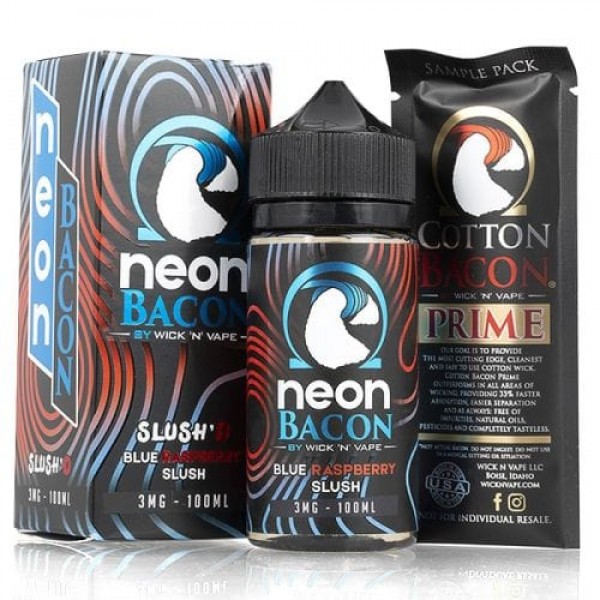 Slush'd Neon Bacon 100ml Vape Juice - Wick 'N' Vape