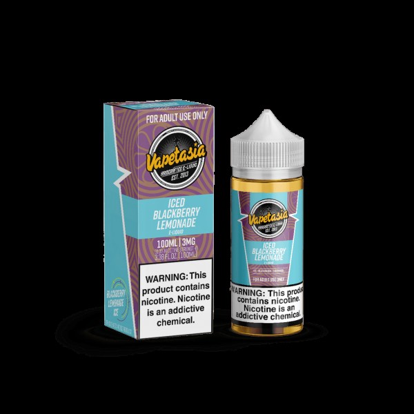 Vapetasia ICED Blackberry Lemonade 100ml Vape Juice