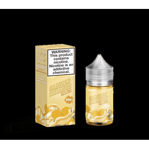 Custard Monster Salts Vanilla Custard 30ml Nic Salt Vape Juice