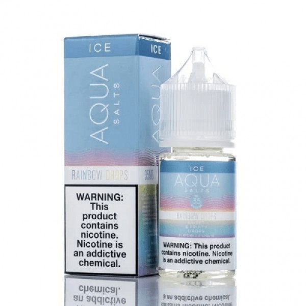 Aqua Synthetic Nicotine Menthol Drops 30ml Nic Salt Vape Juice