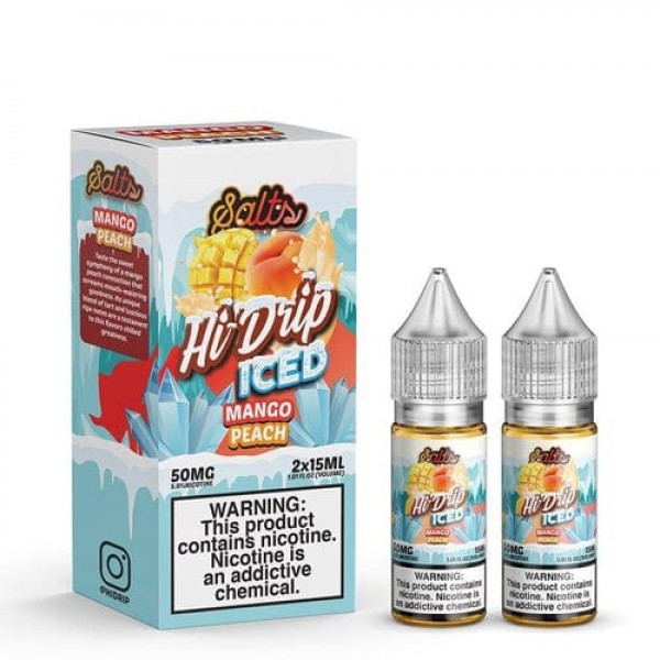 Hi-Drip Salts Iced Mango Peach 30ml Nic Salt Vape Juice