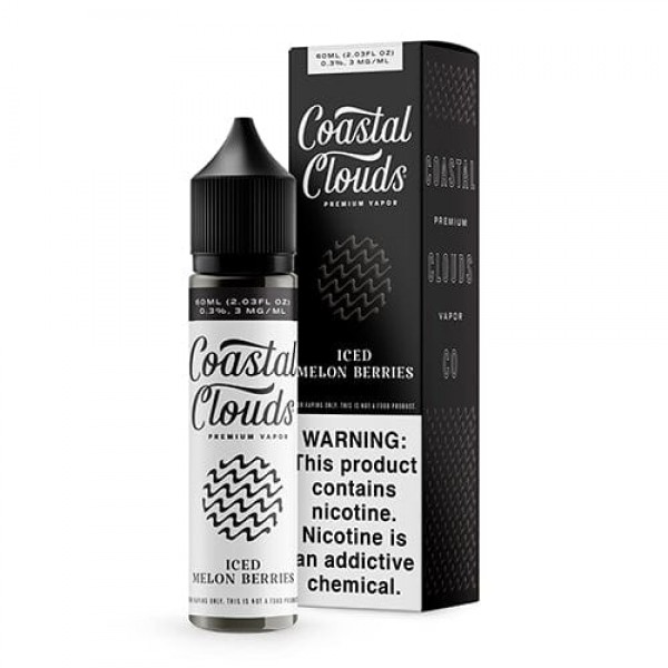 Coastal Clouds ICED Melon Berries 60ml Vape Juice