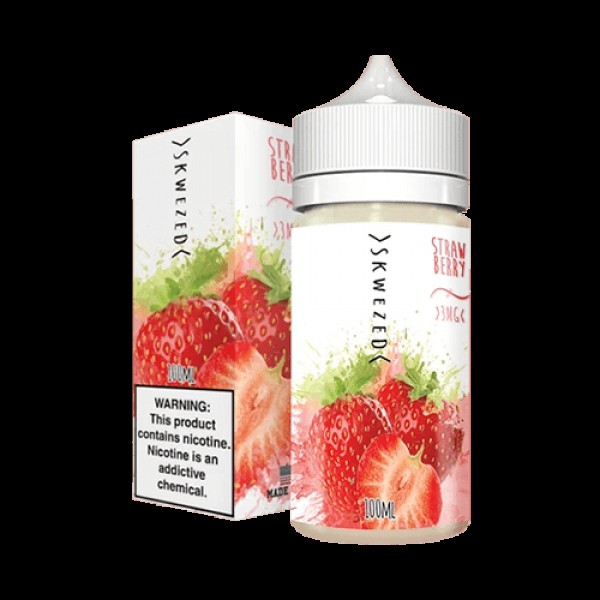 Strawberry 100ml Vape Juice - Skwezed
