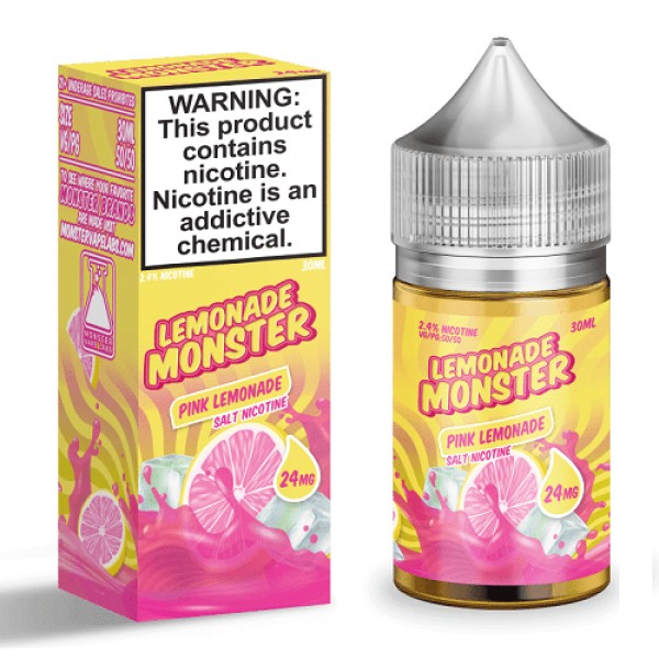 Pink Lemonade 30ml Nic Salt Vape Juice - Lemonade Monster