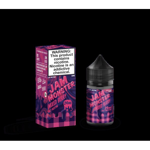 Jam Monster Salts Mixed Berry 30ml Nic Salt Vape Juice