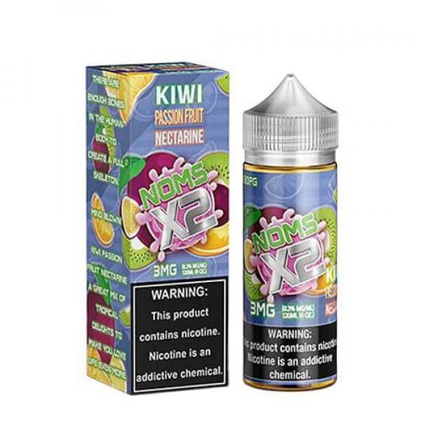 Noms X2 Kiwi Passion Fruit Nectarine 120ml Vape Juice