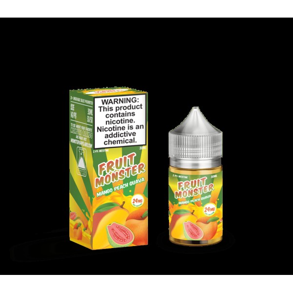 Fruit Monster Salts Mango Peach Guava 30ml Nic Salt Vape Juice