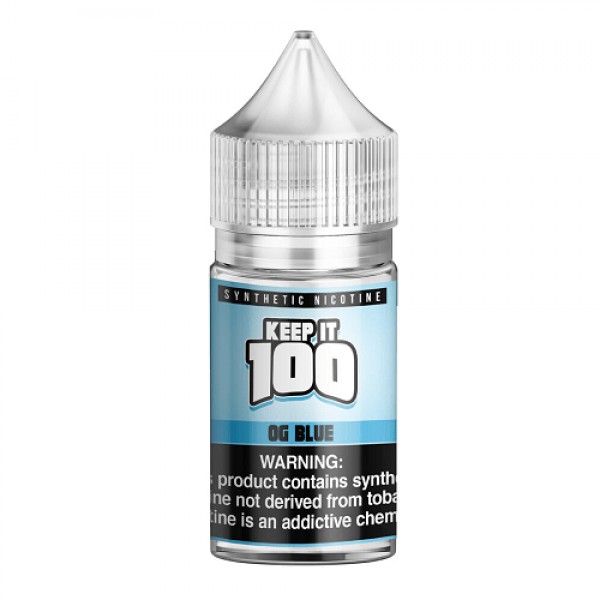 OG Blue 30ml Synthetic Nicotine Salt Vape Juice - Keep It 100