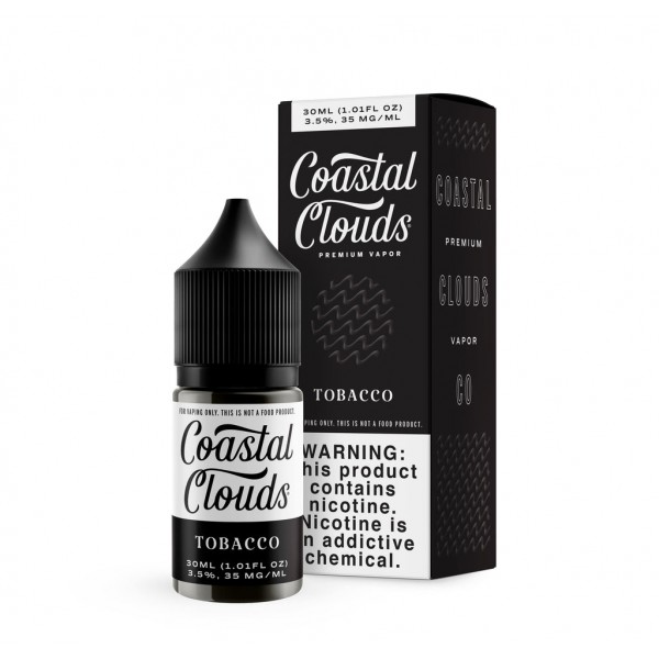 Coastal Clouds Saltwater Tobacco 30ml Nic Salt Vape Juice
