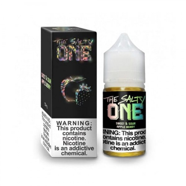 The Salty One Sweet & Sour Apple Berry 30ml Nic Salt Vape Juice