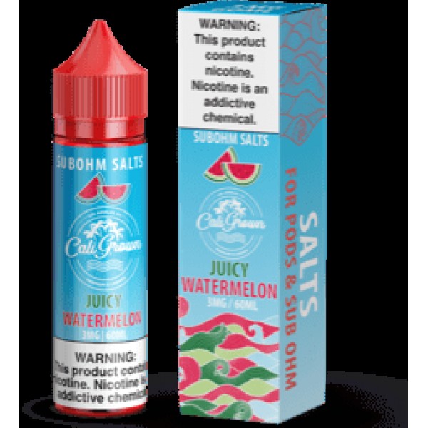 Juicy Watermelon 60ml Vape Juice - California Grown Sub-Ohm Salts