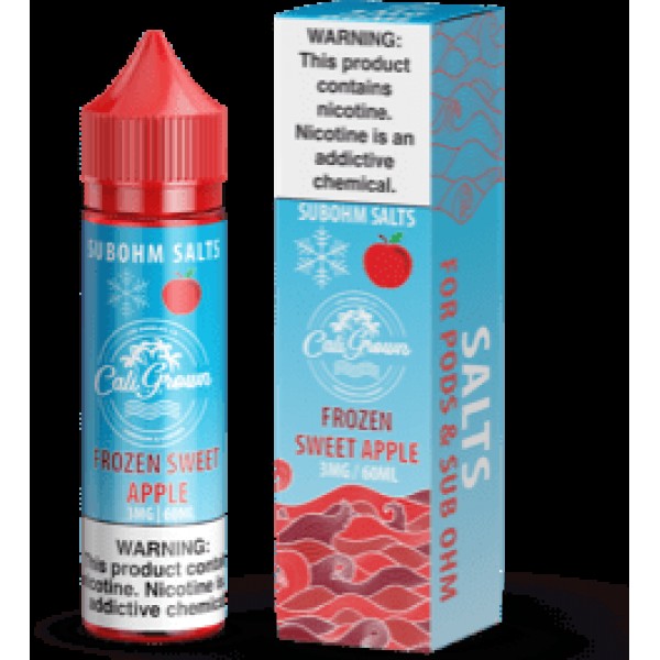 Frozen Sweet Apple 60ml Vape Juice - California Grown Sub-Ohm Salts