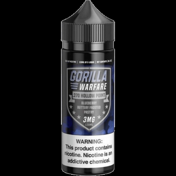 .270 Hollow Point 120ml Vape Juice - Gorilla Warfare