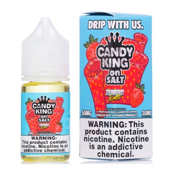 Candy King Strawberry Rolls Synthetic Nicotine 30ml Nic Salt Vape Juice