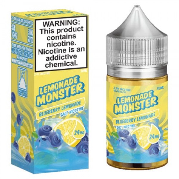 Blueberry Lemonade 30ml Nic Salt Vape Juice - Lemonade Monster