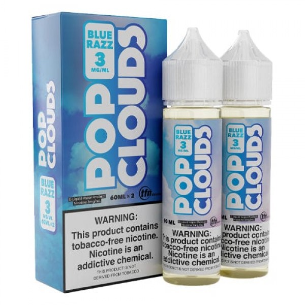 Pop Clouds Blue Razz 2x60ml TF Vape Juice