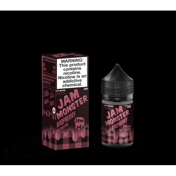 Jam Monster Salts Raspberry 30ml Nic Salt Vape Juice