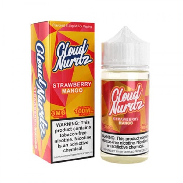 Strawberry Mango 100ml Synthetic Nic Vape Juice - Cloud Nurdz