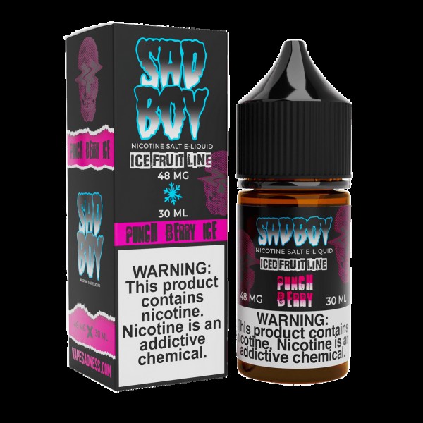 Sadboy Salts Punch Berry Ice 30ml Nic Salt Vape Juice