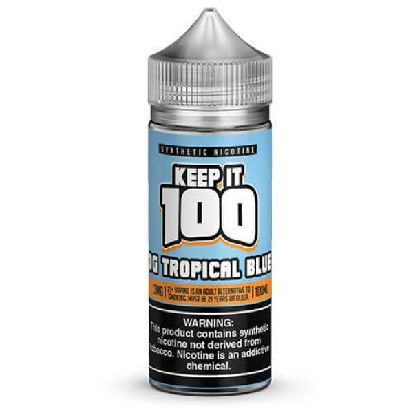 OG Tropical Blue 100ml Synthetic Nicotine Vape Juice - Keep It 100