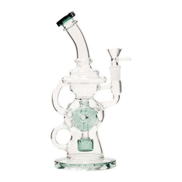 Glass Exosphere Recycler Dab Rig