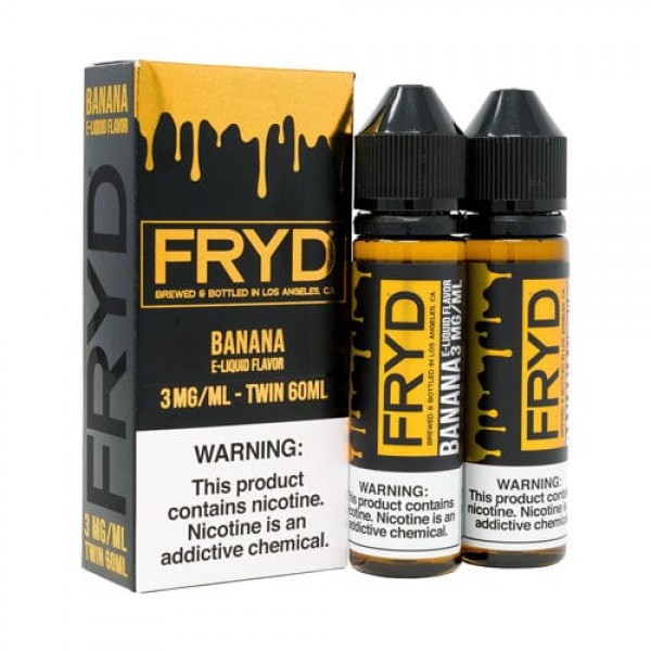 FRYD Twin Pack Banana 2x 60ml Vape Juice