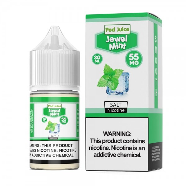 Pod Juice Jewel Mint TF 30ml Nic Salt Vape Juice