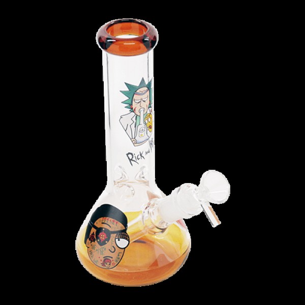 MonsterBud Rick & Morty Glass Beaker Bong