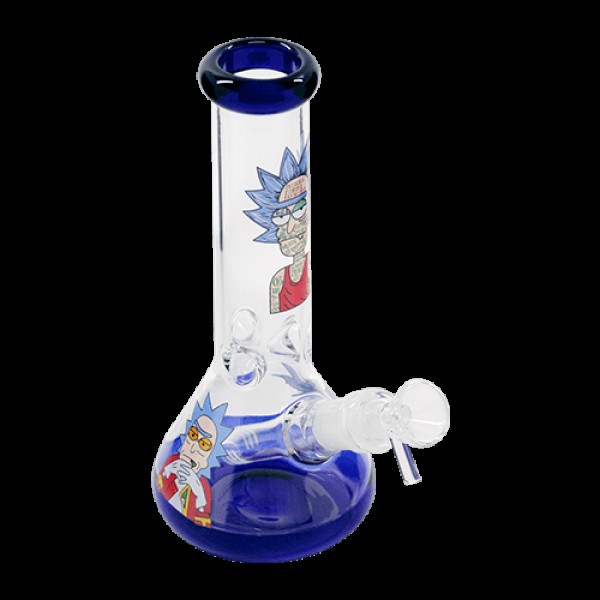 MonsterBud Rick & Morty Glass Beaker Bong