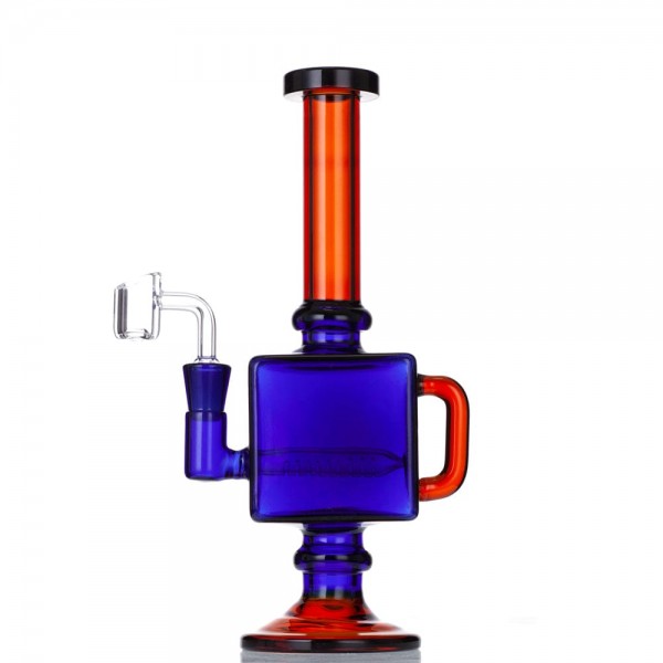 9.5" Square Recycler Dab Rig (Full Color)