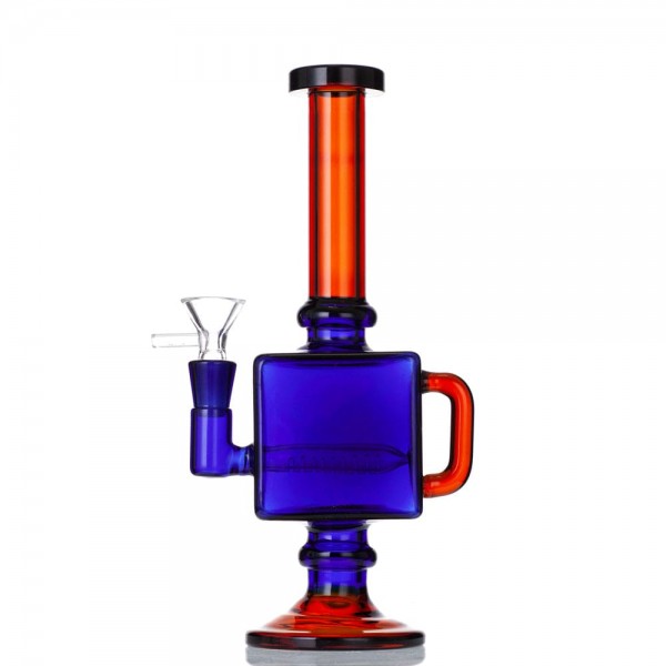 9.5" Square Recycler Dab Rig (Full Color)