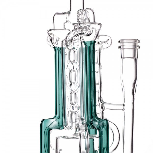 14" Mega Scientific Inline to Recycler Bong