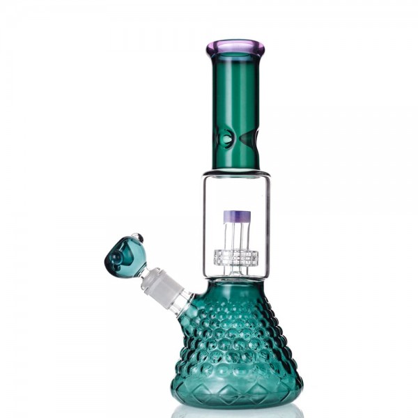 13" Beaker Bong w/ Matrix Perc (Full Color)