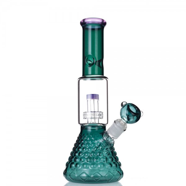 13" Beaker Bong w/ Matrix Perc (Full Color)