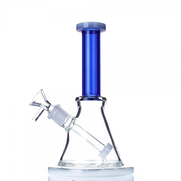 8" Triangular Bong w/ Built-In Downstem