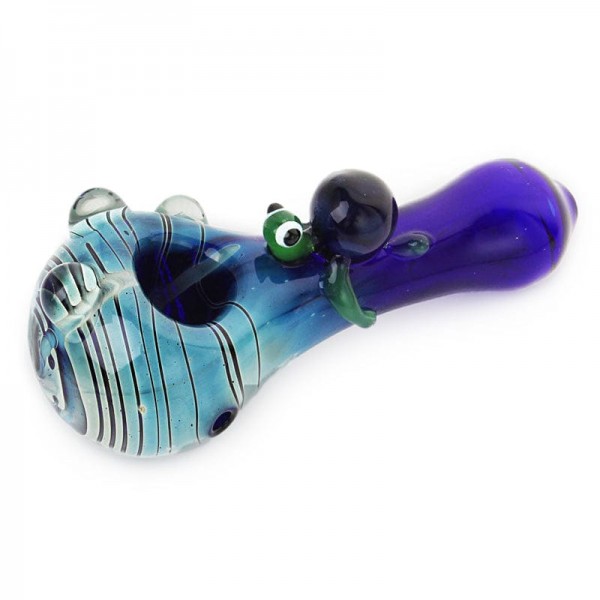 Sea Turtle Glass Hand Pipe