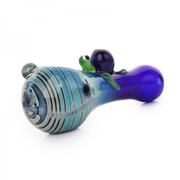 Sea Turtle Glass Hand Pipe