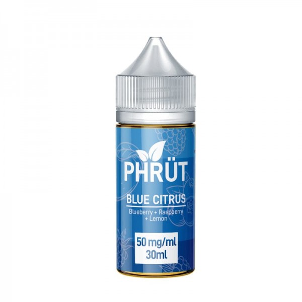 PHRUT Synthetics Salt Blue Citrus 30ml TF Nic Salt Vape Juice