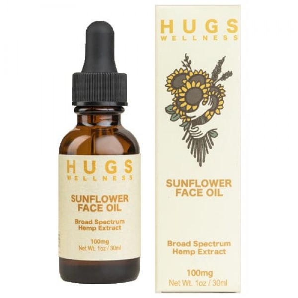 Hugs CBD Sunflower Face Oil