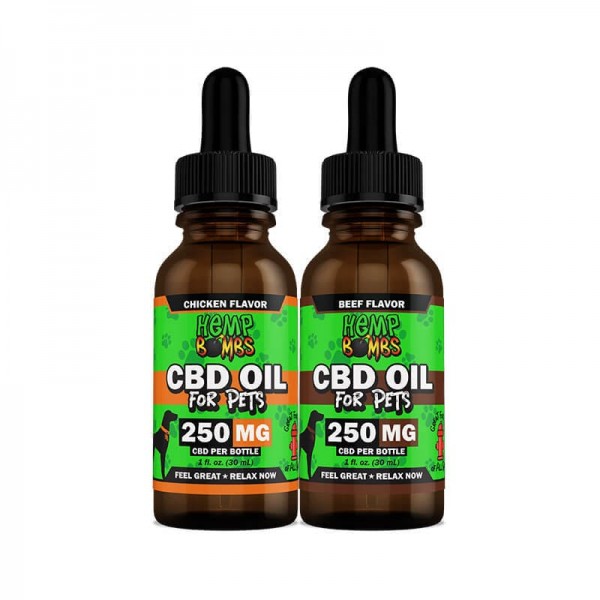 Hemp Bombs CBD Pet Oil 250mg