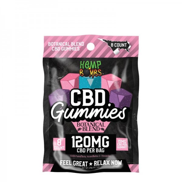 Hemp Bombs Botanical Blend CBD Gummies