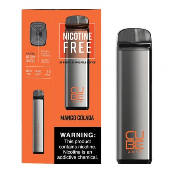 Vaportech Cube Zero 0mg Disposable Vape