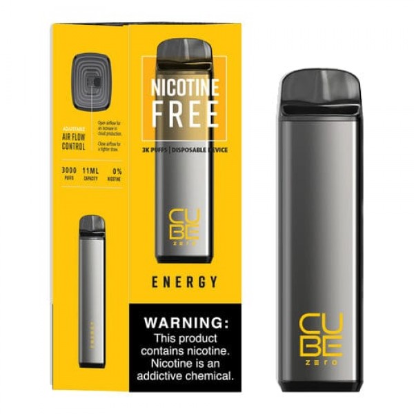 Vaportech Cube Zero 0mg Disposable Vape