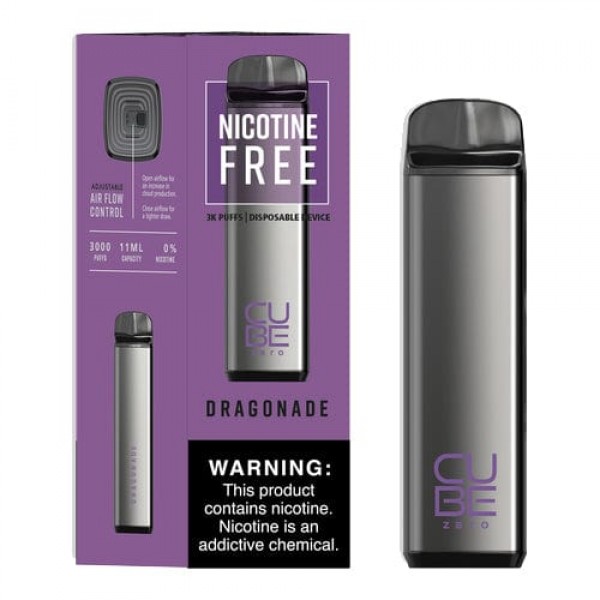 Vaportech Cube Zero 0mg Disposable Vape