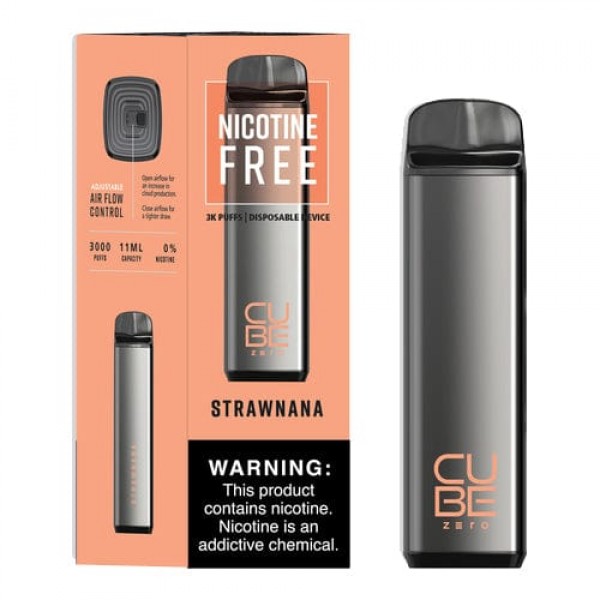 Vaportech Cube Zero 0mg Disposable Vape