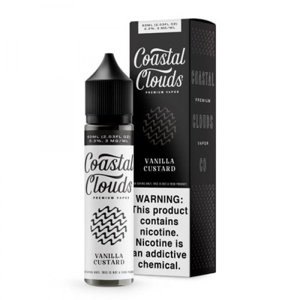 Coastal Clouds Vanilla Custard 60ml Vape Juice